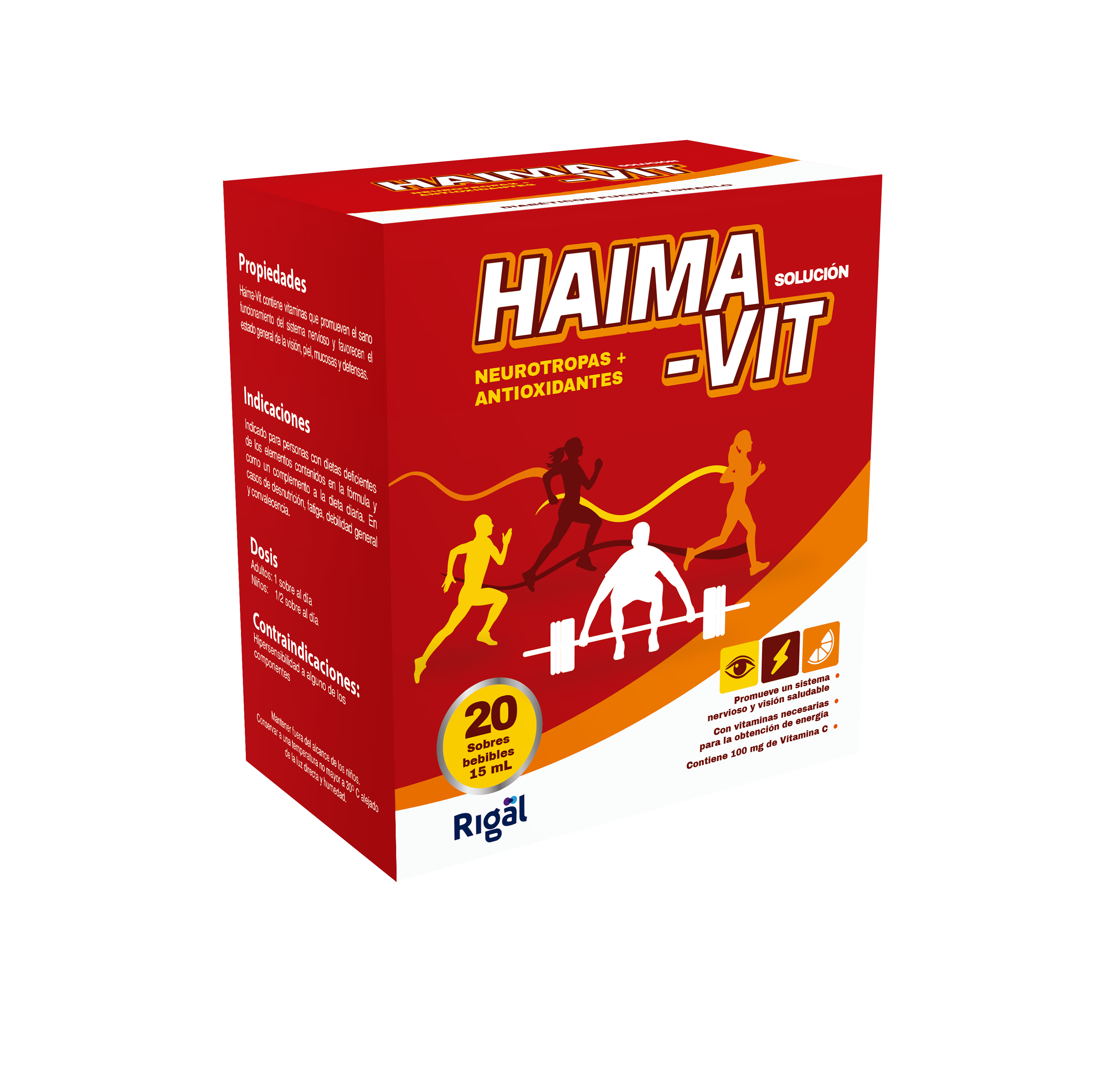 Haima-Vit 20 Sobres Bebibles 15 ml