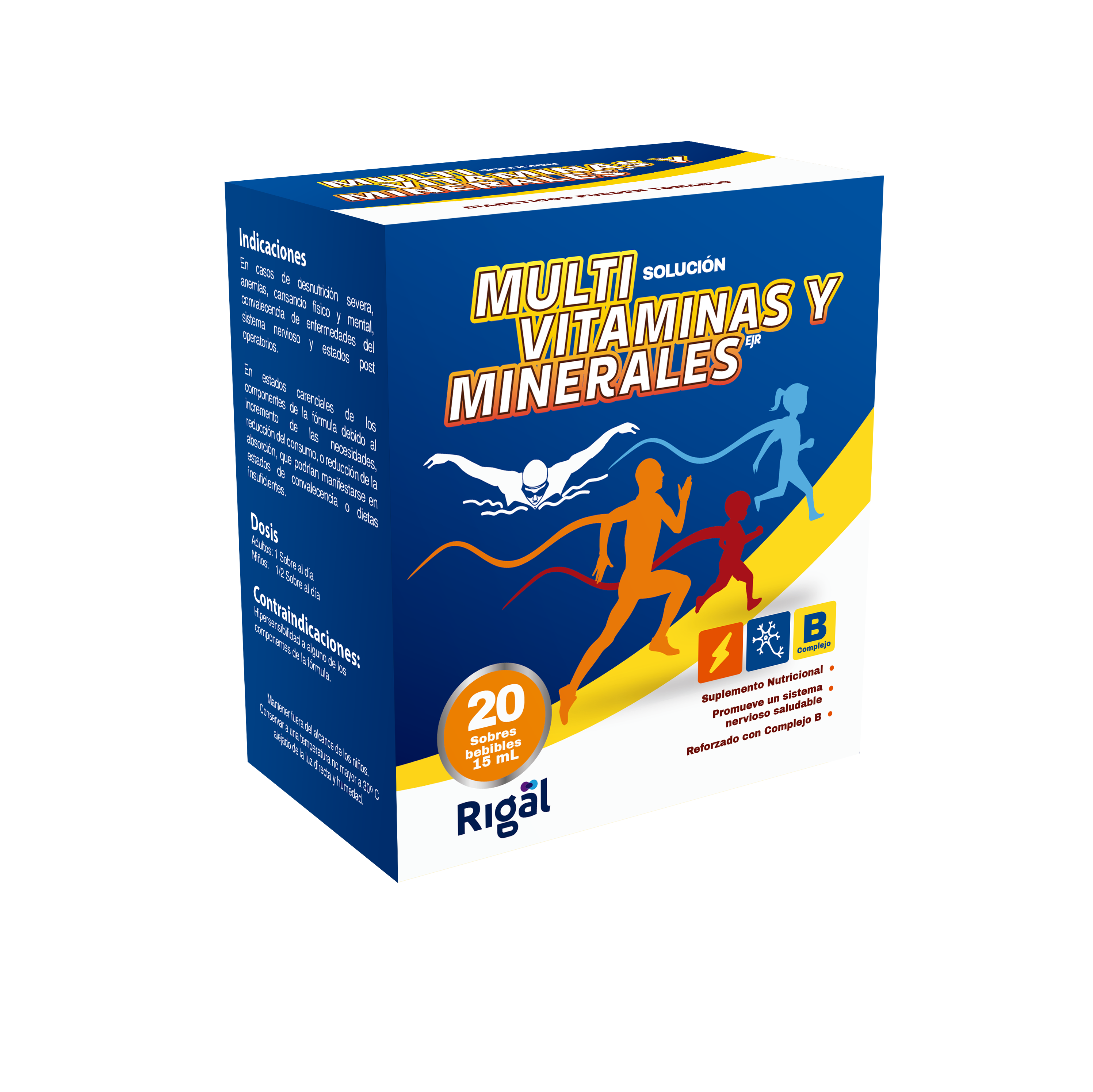 Multivitaminas y Minerales Sobres