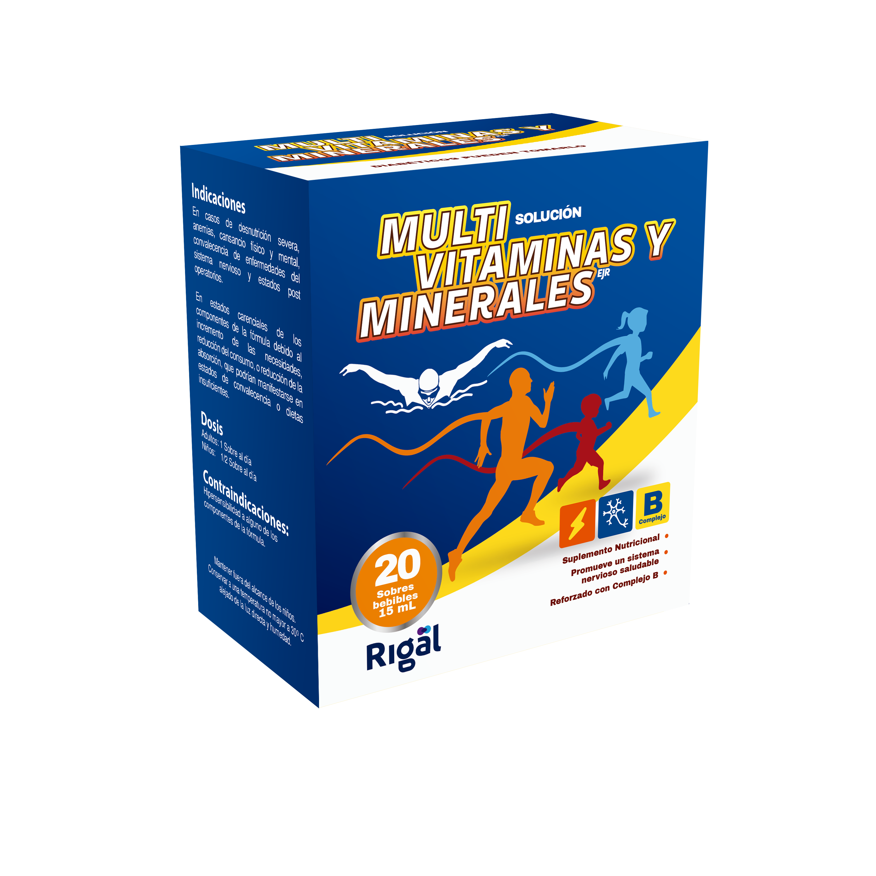 Multivitaminas y Minerales 20 Sobres